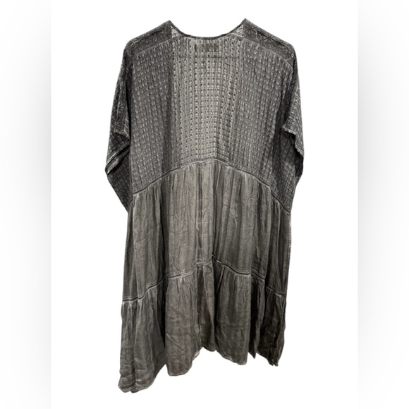 NWT Lucky Brand Textured Street Kimono OS Washed Black - Picture 5 of 6